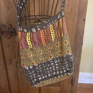 VINTAGE 2007 Multicolor Boho Patchwork Crossbody Bag